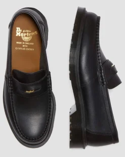 Dr. Martens Shoes|Loafers*Penton Made in England Leather Loafer in Black Black — Classic Calf