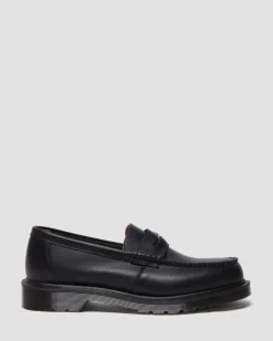 Dr. Martens Shoes|Loafers*Penton Made in England Leather Loafer in Black Black — Classic Calf