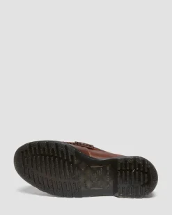 Dr. Martens Shoes|Loafers*Penton Made in England Leather Loafer in Brown Brown+Amber — Classic Calf