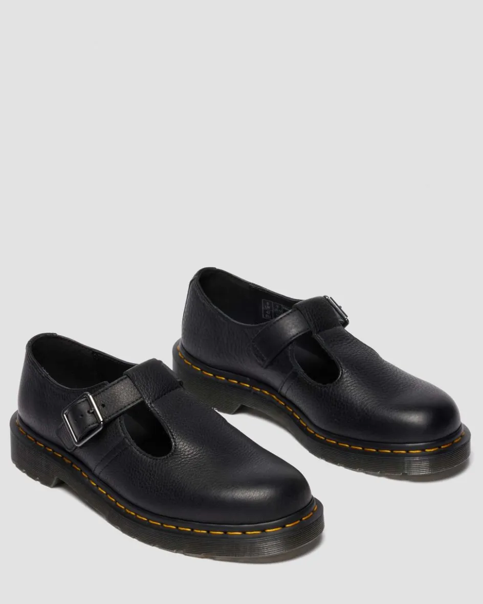 Dr. Martens Shoes|Mary Janes*POLLEY in Black Black — Ambassador