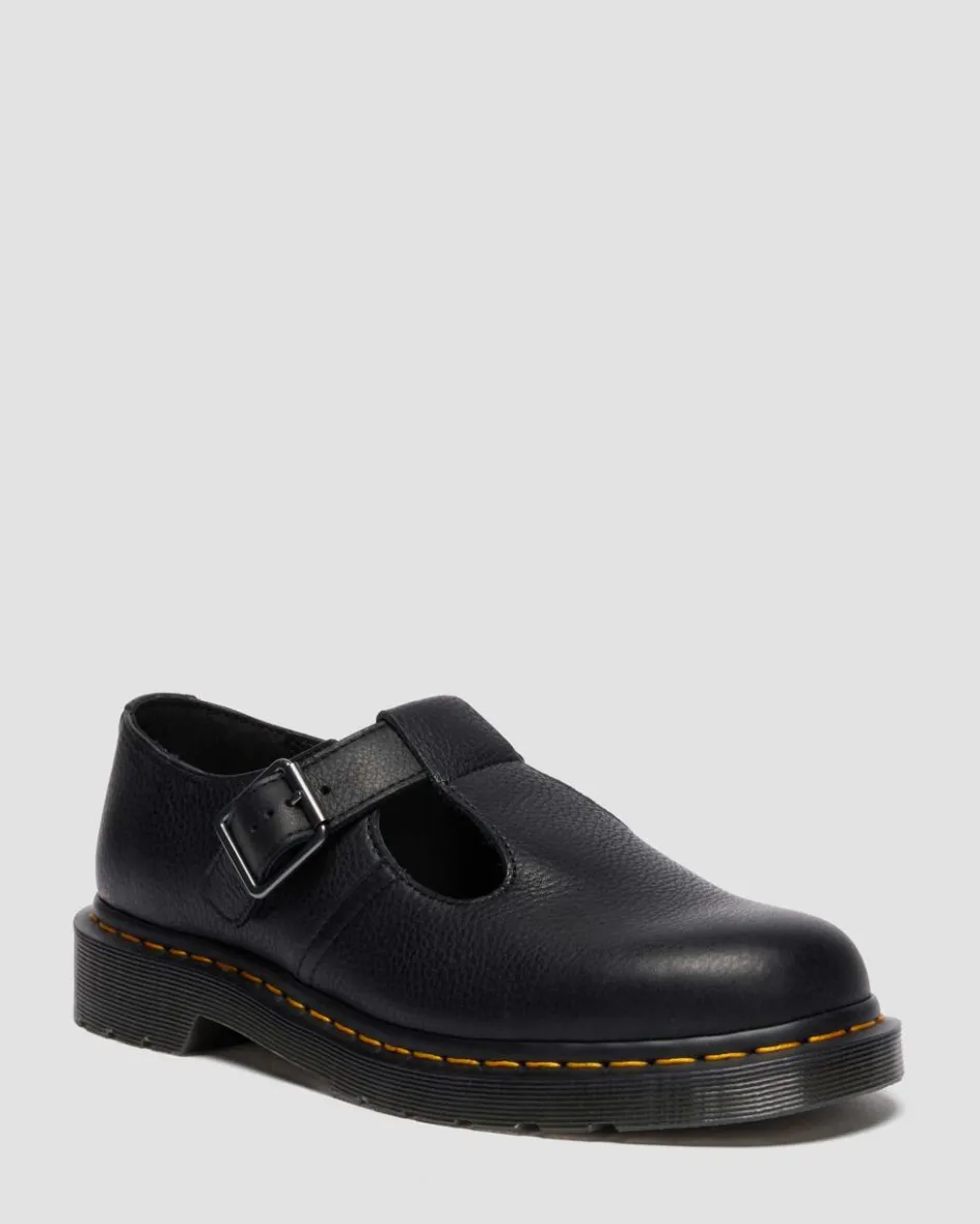 Dr. Martens Shoes|Mary Janes*POLLEY in Black Black — Ambassador