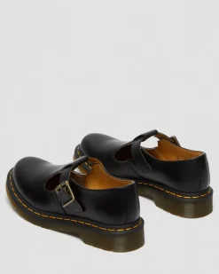 Dr. Martens Originals|Shoes*Polley Smooth Leather Mary Janes in Black Black — Smooth Leather