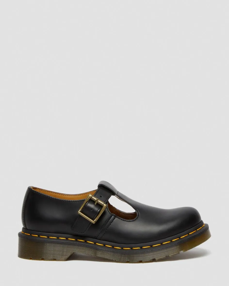Dr. Martens Originals|Shoes*Polley Smooth Leather Mary Janes in Black Black — Smooth Leather