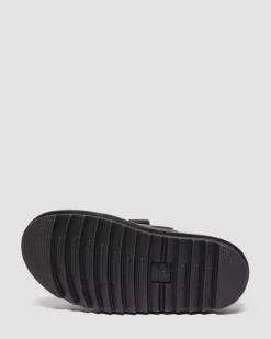 Dr. Martens Mules|Slides*Raine Slide Athena leather sandals in Black BLACK — Athena