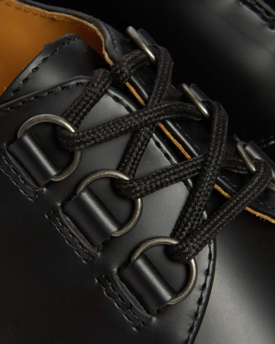 Dr. Martens Last Chance Styles|Last Chance Styles*Ramsey Smooth Leather Creepers in Black Black — Smooth Leather
