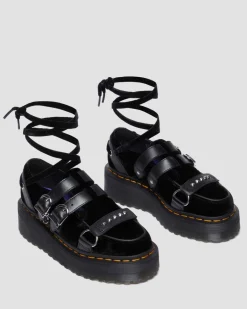 Dr. Martens Shoes|Platform Shoes*RAMSEY WEDNESDAY PLATFORM CREEPERS in Black Black — Velvet