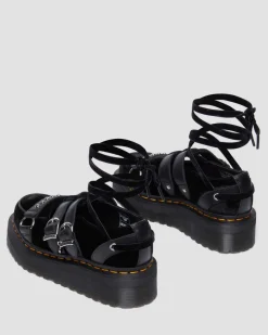 Dr. Martens Shoes|Platform Shoes*RAMSEY WEDNESDAY PLATFORM CREEPERS in Black Black — Velvet