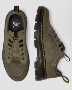 Dr. Martens Shoes|New And Featured*Reeder Mk.02 Canvas & Genix Nappa Utility Shoes in Dms Olive DMS OLIVE — Spacer Mesh+Eh Suede