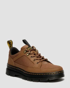 Dr. Martens Shoes|New And Featured*Reeder MK.02 Canvas & Leather Utility Shoes in SEPIA BROWN