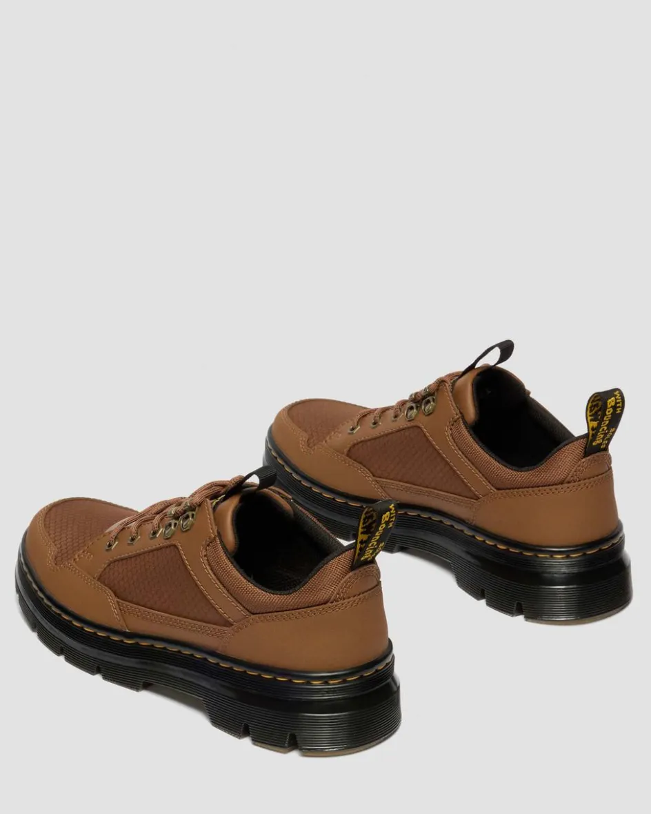 Dr. Martens Shoes|New And Featured*Reeder MK.02 Canvas & Leather Utility Shoes in SEPIA BROWN