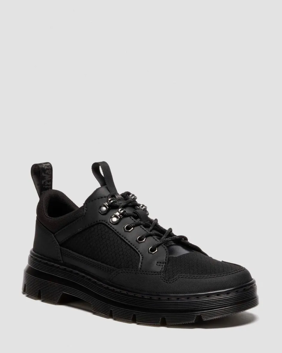 Dr. Martens Shoes|New And Featured*Reeder MK.02 Canvas & Leather Utility Shoes in BLACK