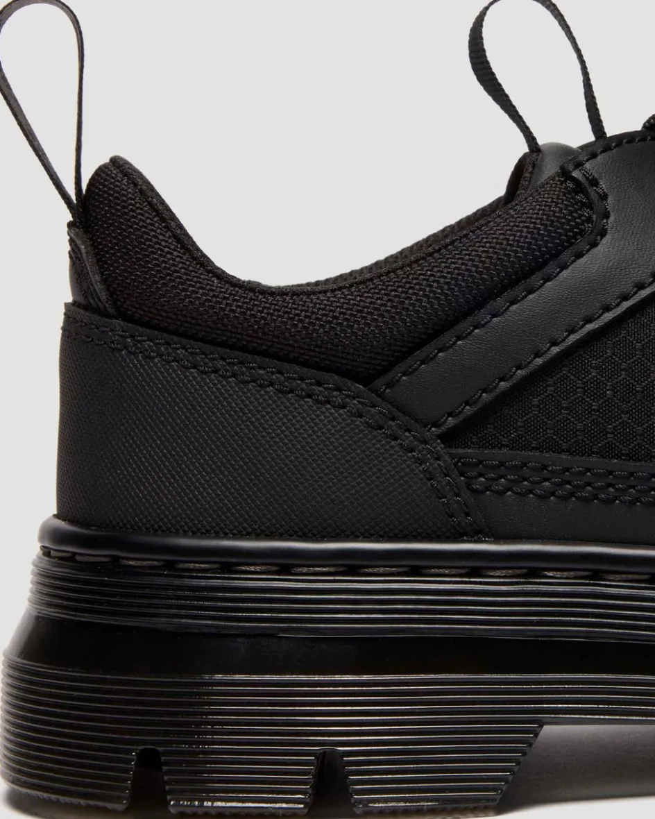 Dr. Martens Shoes|New And Featured*Reeder MK.02 Canvas & Leather Utility Shoes in BLACK