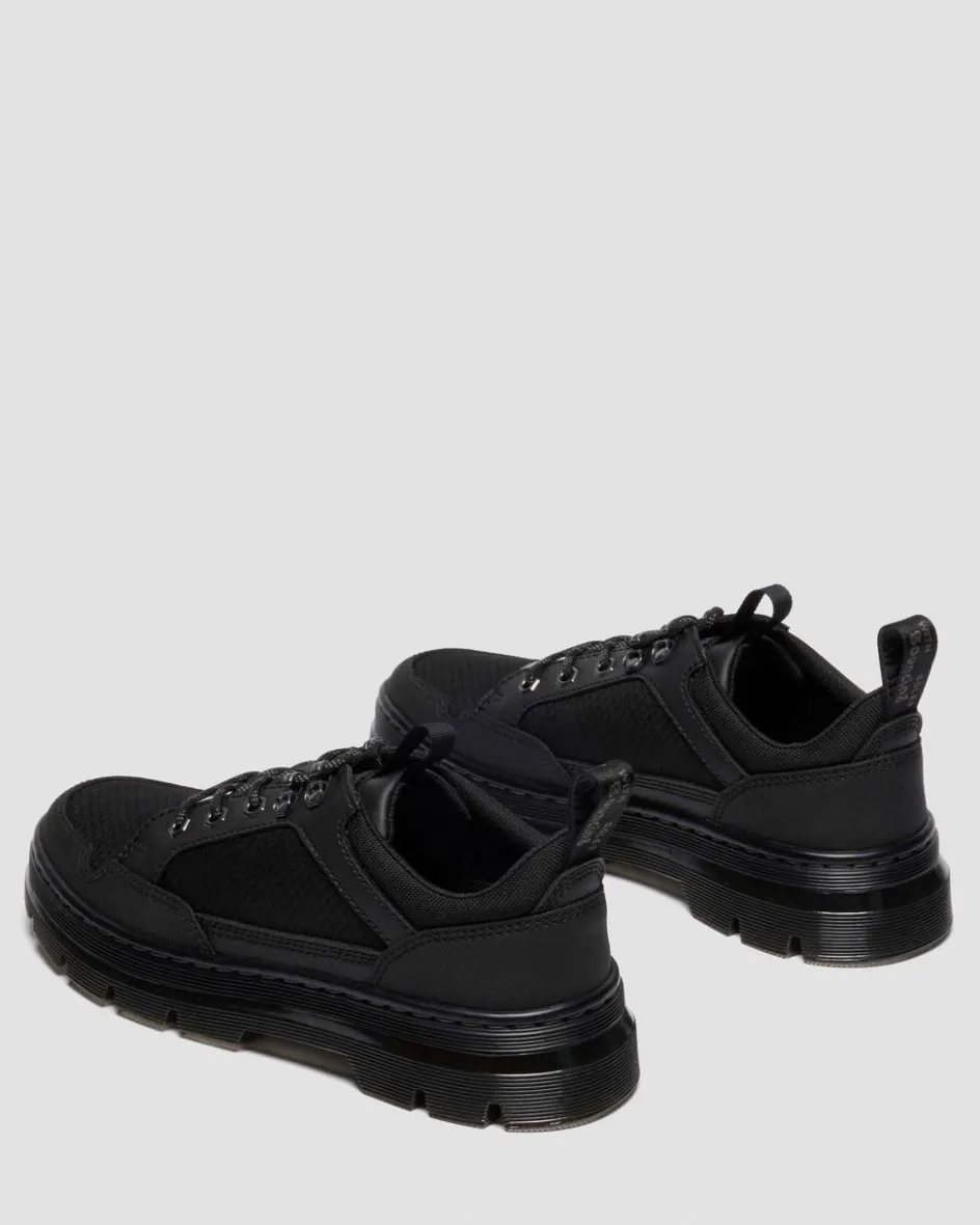 Dr. Martens Shoes|New And Featured*Reeder MK.02 Canvas & Leather Utility Shoes in BLACK