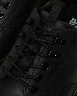 Dr. Martens Shoes|New And Featured*Reeder Wyoming Leather Utility Shoes in Black Black — Wyoming