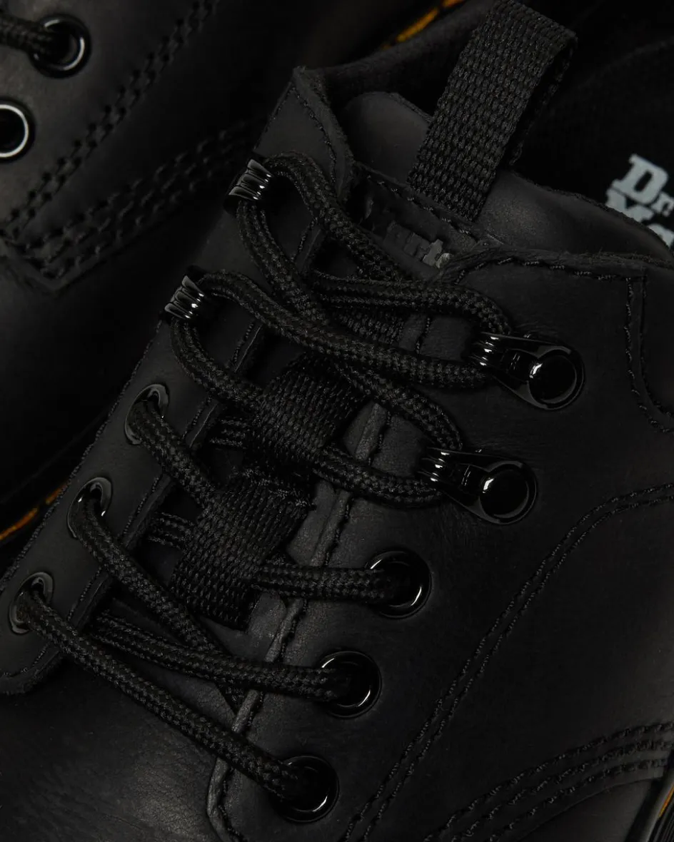 Dr. Martens Shoes|New And Featured*Reeder Wyoming Leather Utility Shoes in Black Black — Wyoming