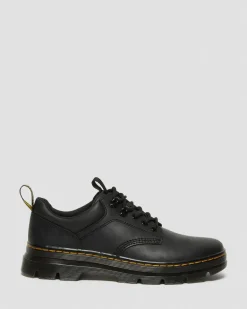 Dr. Martens Shoes|New And Featured*Reeder Wyoming Leather Utility Shoes in Black Black — Wyoming