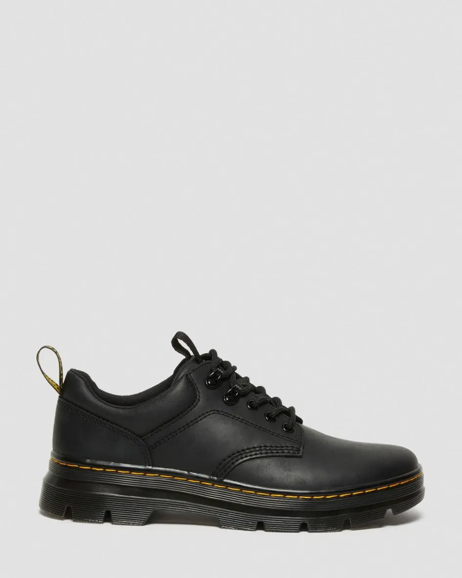 Dr. Martens Shoes|New And Featured*Reeder Wyoming Leather Utility Shoes in Black Black — Wyoming