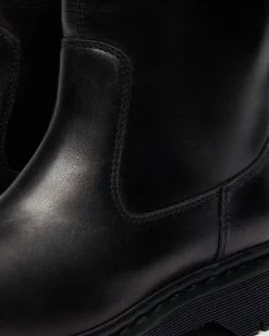 Dr. Martens Platform Boots|New And Featured*Rejena Hi Old Harness Leather Boots in Black Black — Old Harness