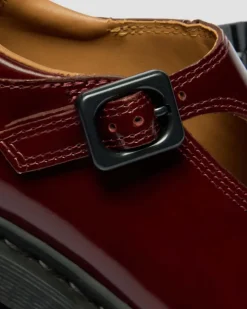 Dr. Martens Mother'S Day Gifts|Shoes*Rejena Mary Jane Lacquered Leather Shoes in Cherry Red Cherry Red — Lacquered Leather