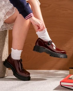 Dr. Martens Mother'S Day Gifts|Shoes*Rejena Mary Jane Lacquered Leather Shoes in Cherry Red Cherry Red — Lacquered Leather