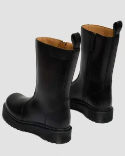 Dr. Martens Tall And Knee High Boots|New And Featured*Rejena Old Harness Leather Boots in Black Black — Old Harness