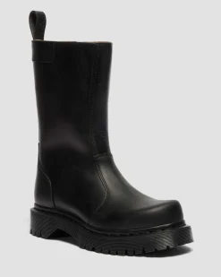 Dr. Martens Tall And Knee High Boots|New And Featured*Rejena Old Harness Leather Boots in Black Black — Old Harness