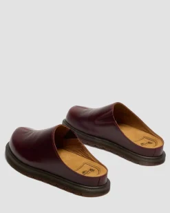 Dr. Martens Mules|Shoes*San Orleans Leather Mules in Cherry Red CHERRY RED — Orleans