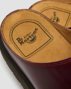Dr. Martens Mules|Shoes*San Orleans Leather Mules in Cherry Red CHERRY RED — Orleans