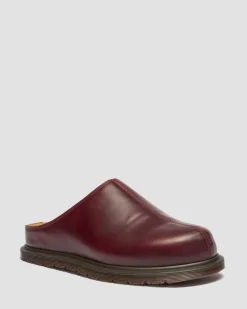 Dr. Martens Mules|Shoes*San Orleans Leather Mules in Cherry Red CHERRY RED — Orleans