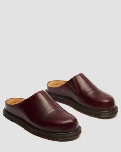 Dr. Martens Mules|Shoes*San Orleans Leather Mules in Cherry Red CHERRY RED — Orleans