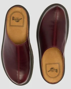 Dr. Martens Mules|Shoes*San Orleans Leather Mules in Cherry Red CHERRY RED — Orleans