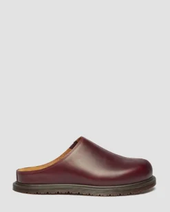 Dr. Martens Mules|Shoes*San Orleans Leather Mules in Cherry Red CHERRY RED — Orleans