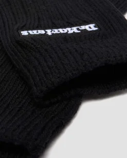 Dr. Martens Socks|New And Featured*Short Athletic Logo Organic Cotton Blend Socks in Black Black — Organic Cotton Blend