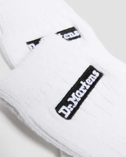 Dr. Martens Socks|New And Featured*Short Athletic Logo Organic Cotton Blend Socks in White White — Organic Cotton Blend