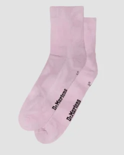 Dr. Martens Socks|New And Featured*Short Tie Dye Organic Cotton Blend Socks in Dusty Rose Dusty Rose — Organic Cotton Blend