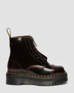Dr. Martens Platform Boots|Boots*Sinclair Women's Arcadia Leather Platform Boots in Cherry Red Arcadia Cherry Red Arcadia — Arcadia