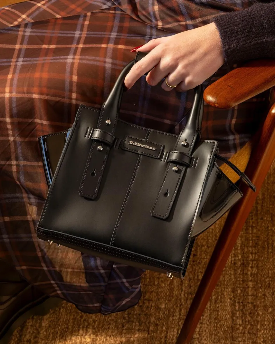 Dr. Martens New And Featured|Accessories*Small Leather Tote Bag in Black Black — Kiev