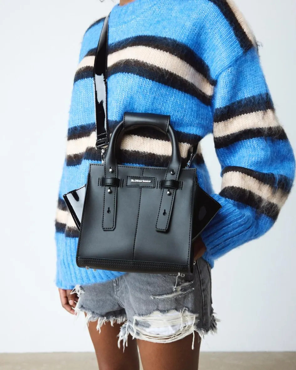 Dr. Martens New And Featured|Accessories*Small Leather Tote Bag in Black Black — Kiev