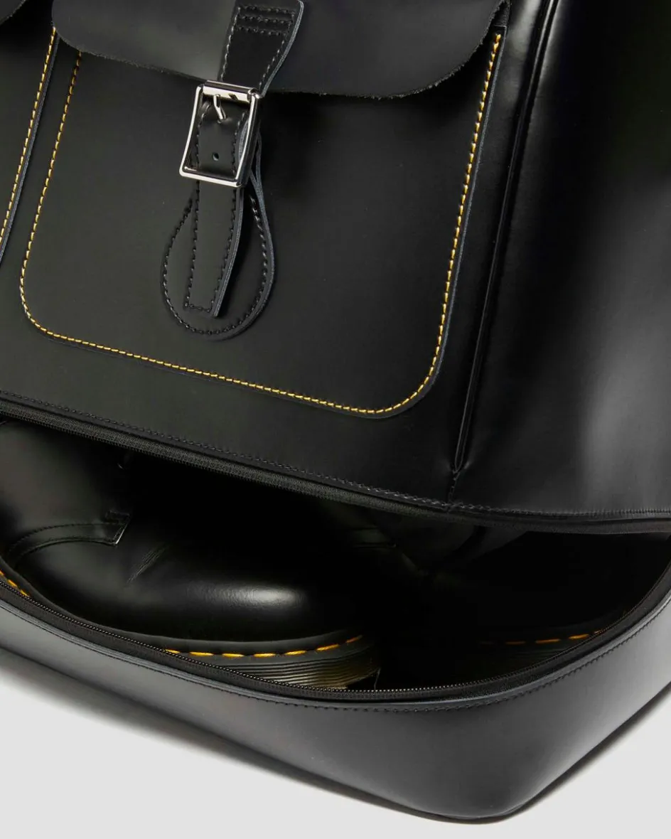 Dr. Martens Accessories|Accessories*Smooth Leather Weekender Bag in Black Black — Kiev & Smooth