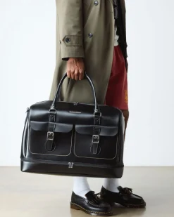 Dr. Martens Accessories|Accessories*Smooth Leather Weekender Bag in Black Black — Kiev & Smooth