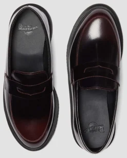 Dr. Martens Shoes|New And Featured*Temara Arcadia Leather Loafers in Cherry Red Arcadia Cherry Red Arcadia — Arcadia