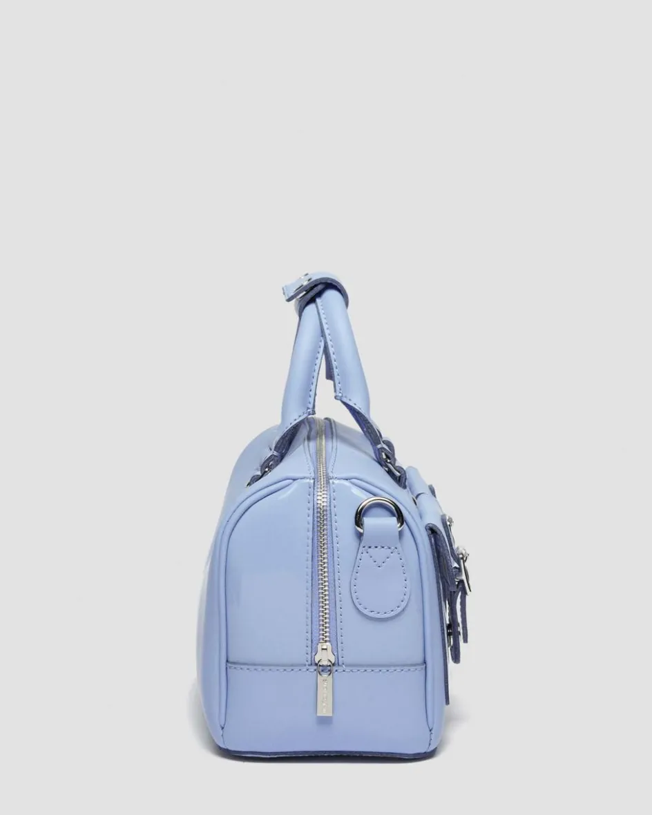Dr. Martens New And Featured|Accessories*Top Handle Kiev & Patent Leather Bag in Cornflower Blue CORNFLOWER BLUE — Kiev+Patent Lamper