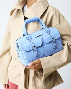 Dr. Martens New And Featured|Accessories*Top Handle Kiev & Patent Leather Bag in Cornflower Blue CORNFLOWER BLUE — Kiev+Patent Lamper