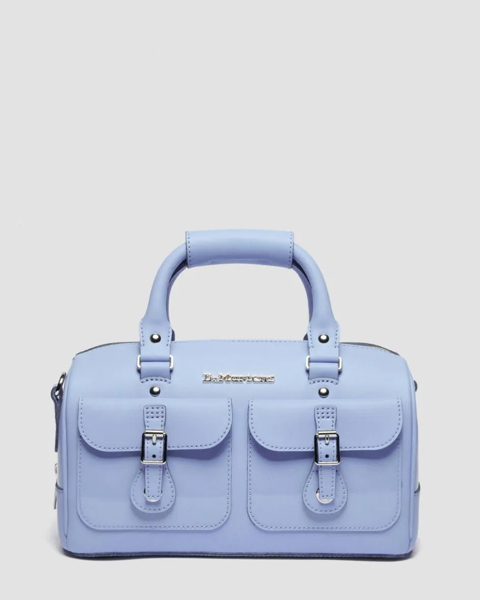 Dr. Martens New And Featured|Accessories*Top Handle Kiev & Patent Leather Bag in Cornflower Blue CORNFLOWER BLUE — Kiev+Patent Lamper