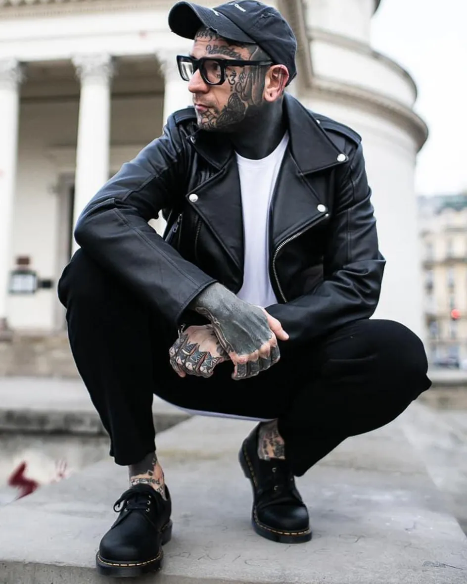 Dr. Martens Originals|Shoes*Vegan 1461 Felix Oxford Shoes in Black Black — Felix Rub Off