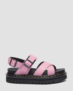 Dr. Martens Sandals|New And Featured*Voss II Athena Leather Strap Sandals in Dusty Rose DUSTY ROSE — Athena