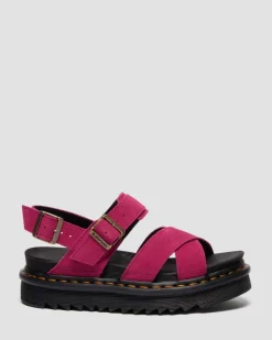 Dr. Martens Last Chance Styles*VOSS II SUEDE SANDALS Greasy Suede