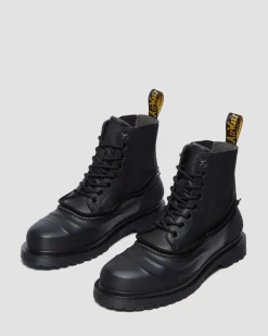 Dr. Martens Winter Boots|Last Chance Styles*14xx Removable Gaiters Sub Boots in Black Black+White