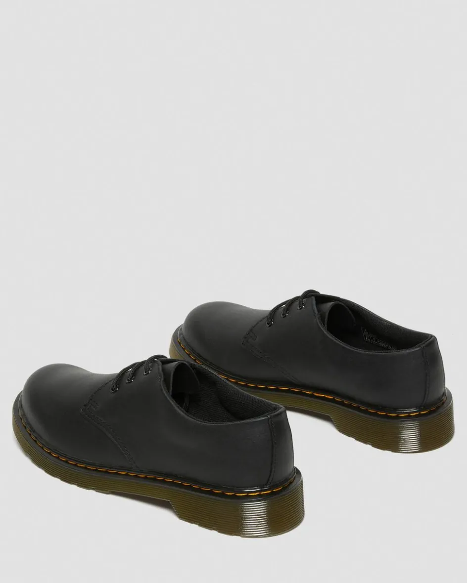 Dr. Martens Youth & 8-14 Years*Youth 1461 Softy T Leather Shoes in Black Black — Softy T