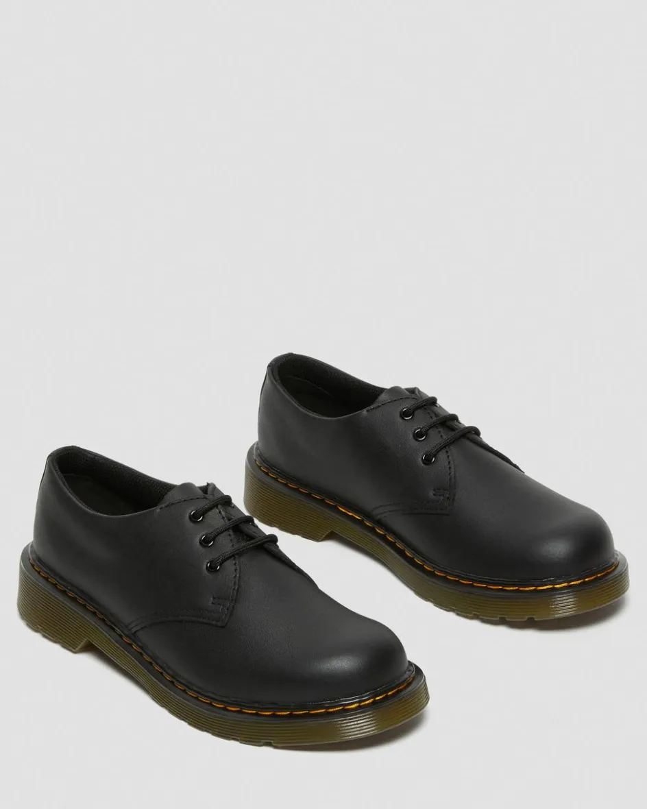 Dr. Martens Youth & 8-14 Years*Youth 1461 Softy T Leather Shoes in Black Black — Softy T